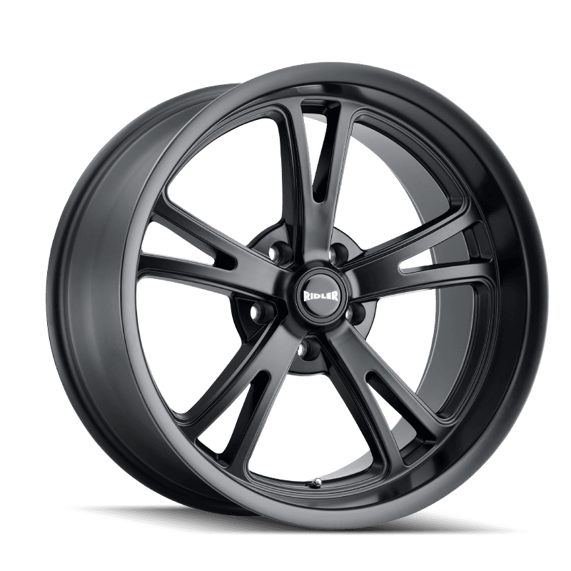 Ridler Wheels — Ridler 606 22x10.5 / 5x115 BP / 25mm Offset / 72.62mm Hub Matte Black Wheel