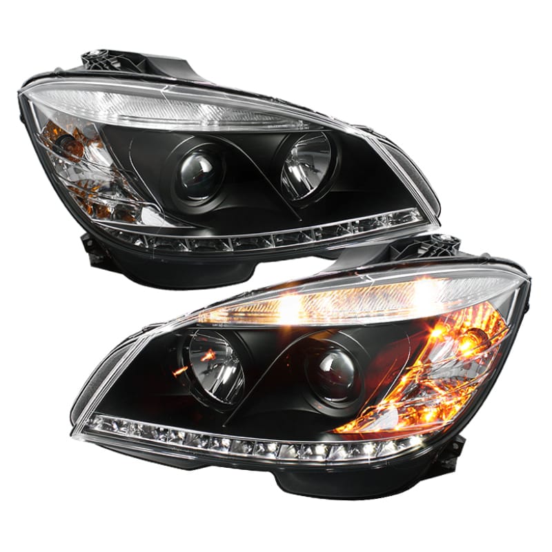 SPYDER — Spyder Mercedes Benz C-Class 08-11 Projector Headlights Halogen - DRL Blk PRO-YD-MBW20408-DRL-BK
Projector Headlights
Head Light Set
