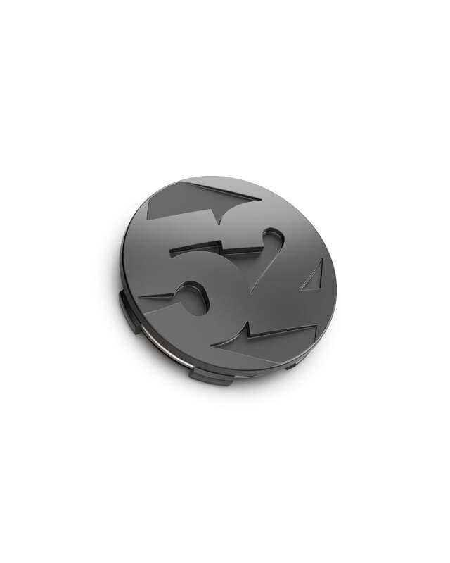 fifteen52 — fifteen52 65mm Snap In Center Cap Single for Rally Sport/MX/SV Wheels - Frosted Graphite