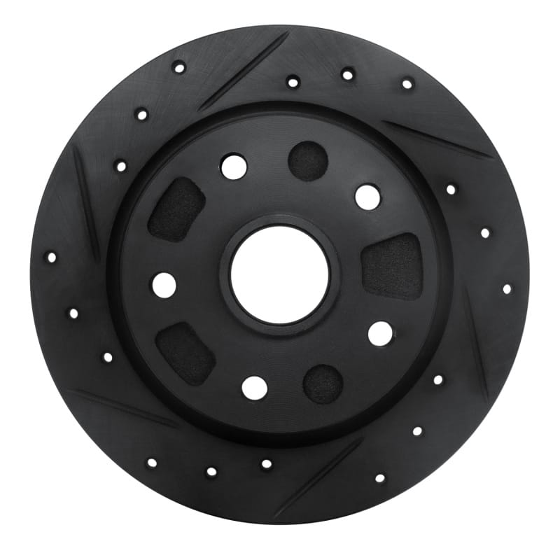 R1 Concepts — R1 88-92 Ford Probe Rear Left Drilled & Slotted Black Brake Rotor
R1 Brake Rotor Drill