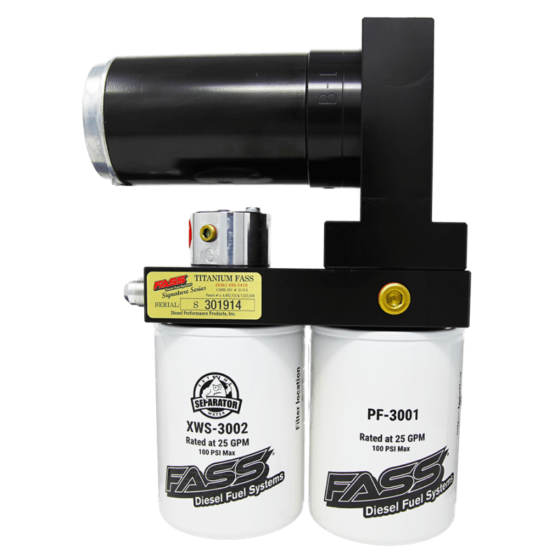 FASS Fuel Systems — FASS 05-17 Dodge 2500/3500 Cummins 165gph Titanium Series Fuel Air Separation System TS D07 165G