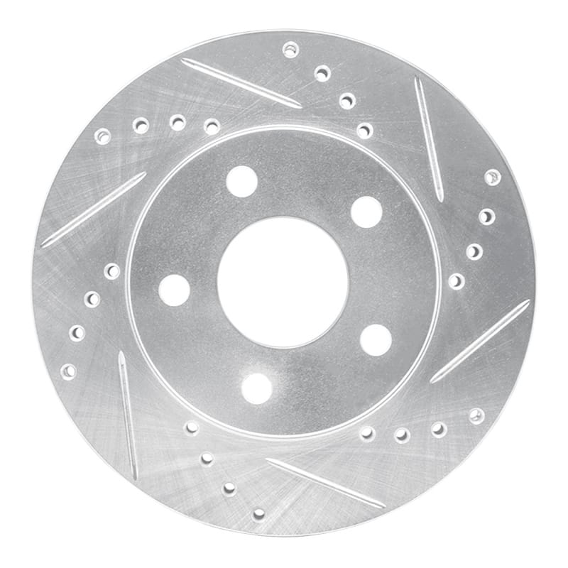 R1 Concepts — R1 86-92 Ford Taurus SHO Front Right Drilled & Slotted Silver Brake Rotor
R1 Brake Rotor Drill