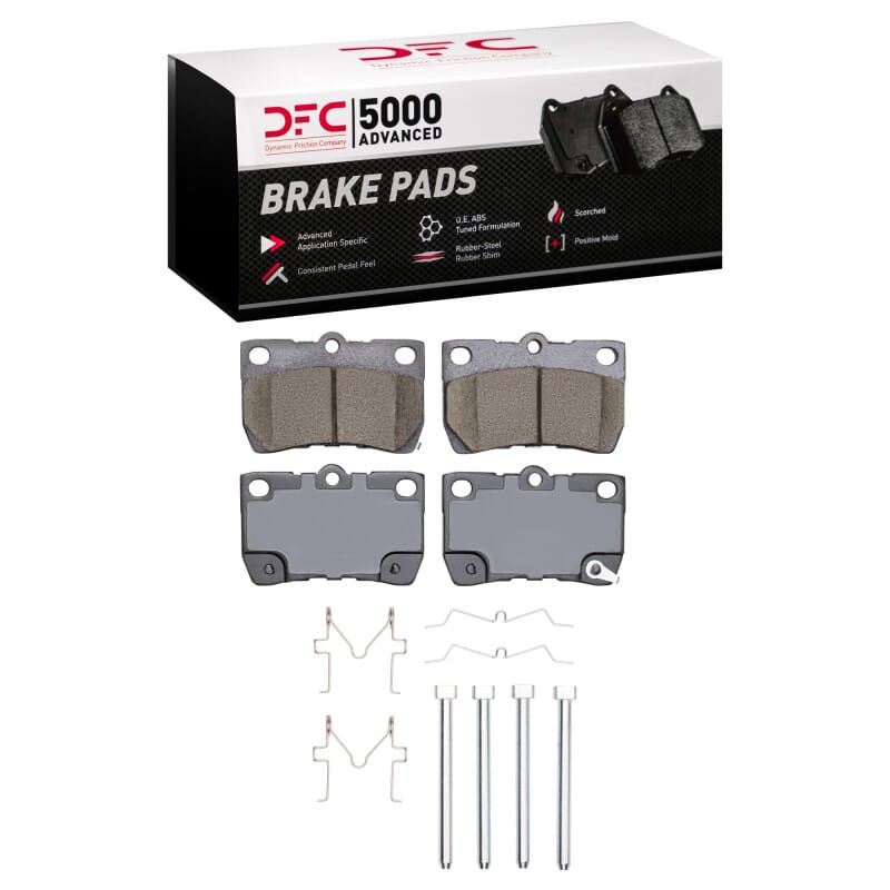 DFC — DFC 06-13 Lexus IS250 Rear 5000 Advanced Ceramic Brake Pads and Hardware Kit
DFC Brake Pad Set