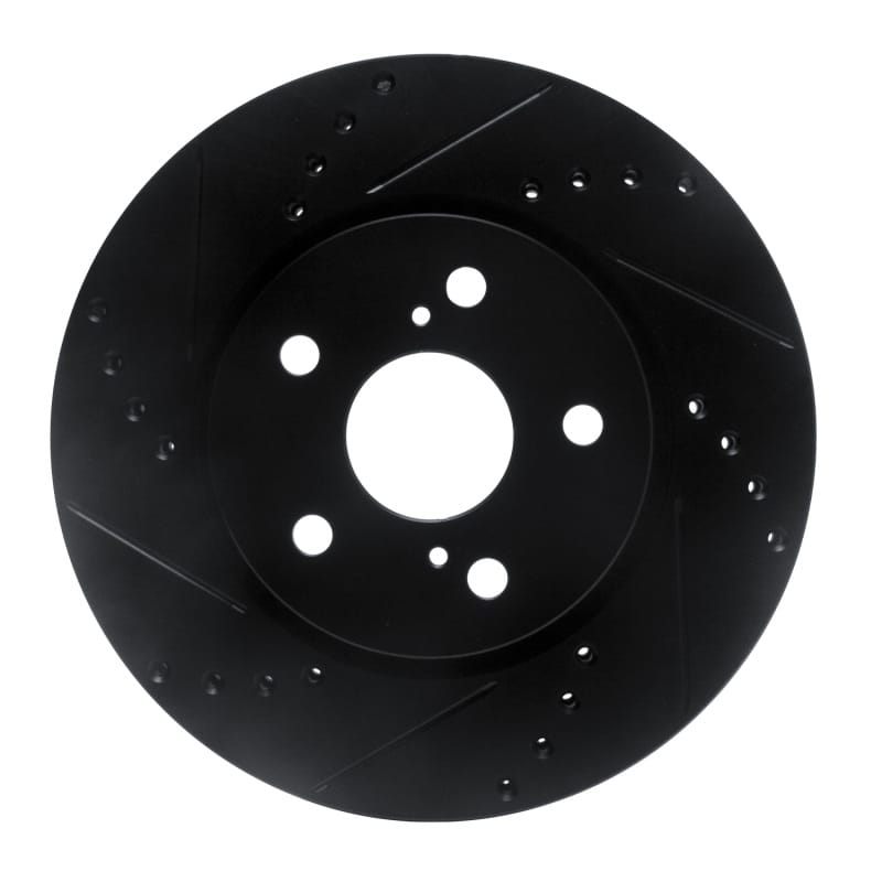 R1 Concepts — R1 18-22 Toyota C-HR Front Left Drilled & Slotted Black Brake Rotor
R1 Brake Rotor Drill