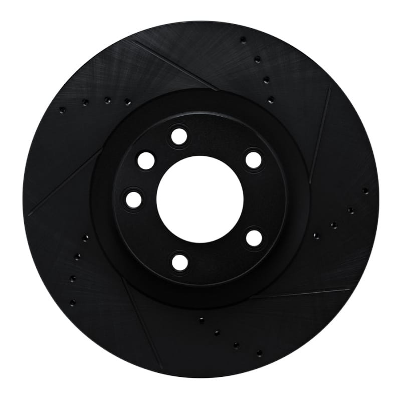 R1 Concepts — R1 2011-2018 Porsche Cayenne Left Front Drilled & Slotted Black Brake Rotor
R1 Brake Rotor Drill