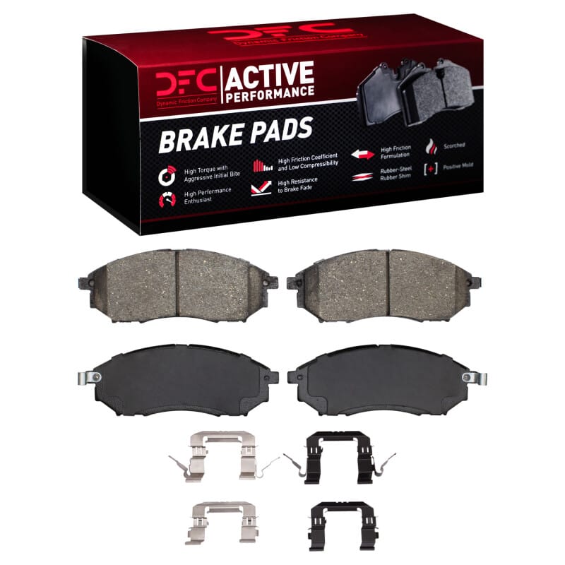 DFC — DFC 05-14 Infiniti FX45 Front Active Performance Pads and Hardware Kit
DFC Brake Pad Set