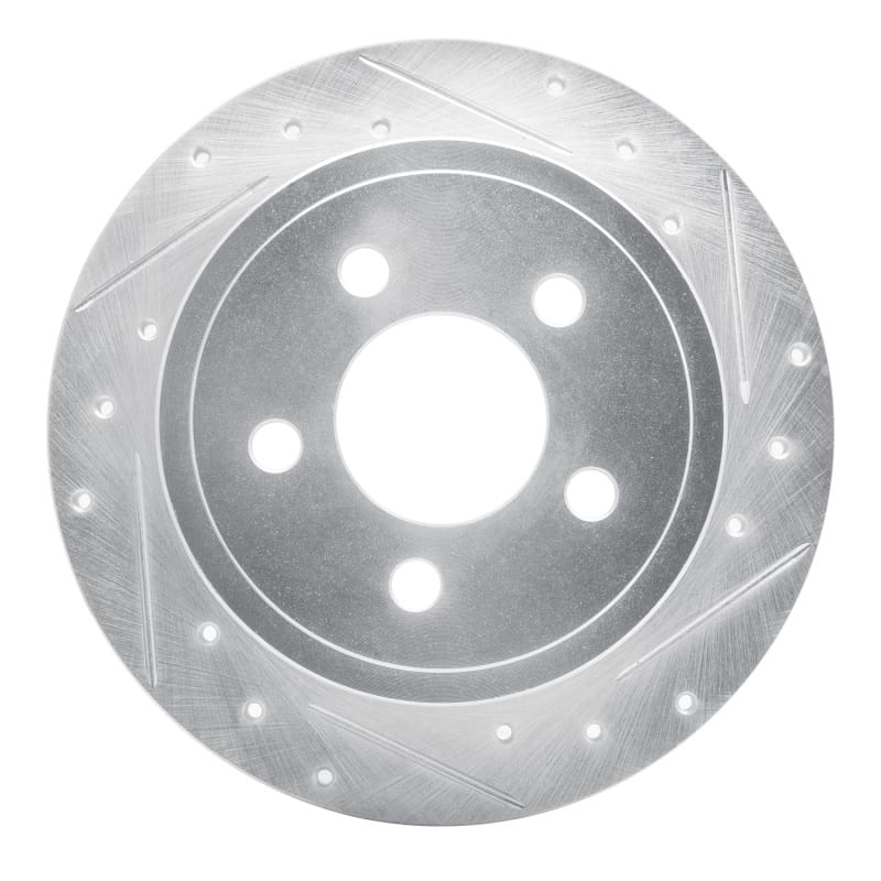 R1 Concepts — R1 03-07 Jeep Liberty Rear Right Drilled & Slotted Silver Brake Rotor
R1 Brake Rotor Drill
