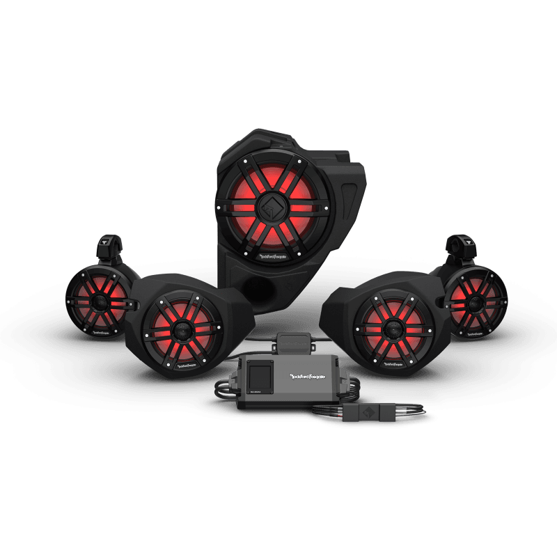 Rockford Fosgate UTV — Rockford Fosgate 14+ RZR Stage-4 Audio System For Ride Command (Gen-3)