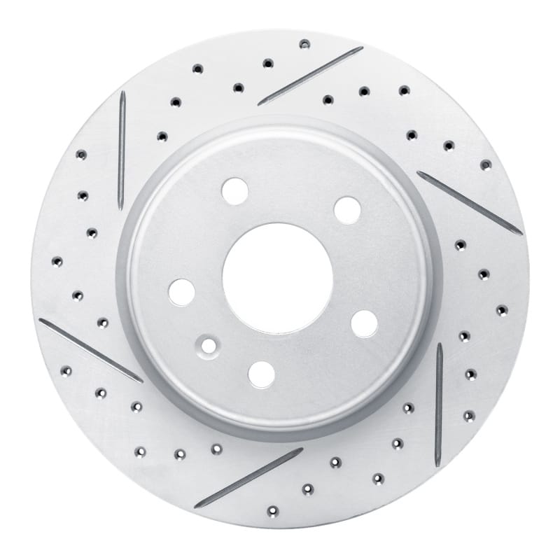 R1 Concepts — R1 19-25 Buick Envision Rear Left Drilled & Slotted Geo-Carbon Rotor