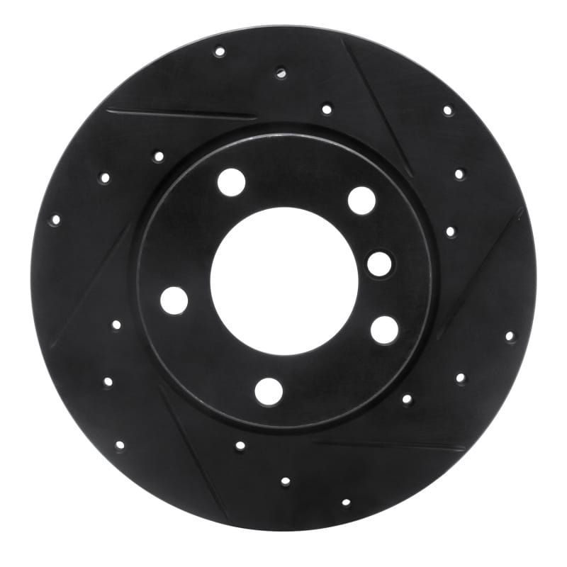 R1 Concepts — R1 95-98 BMW 318TI Front Right Drilled & Slotted Black Brake Rotor
R1 Brake Rotor Drill