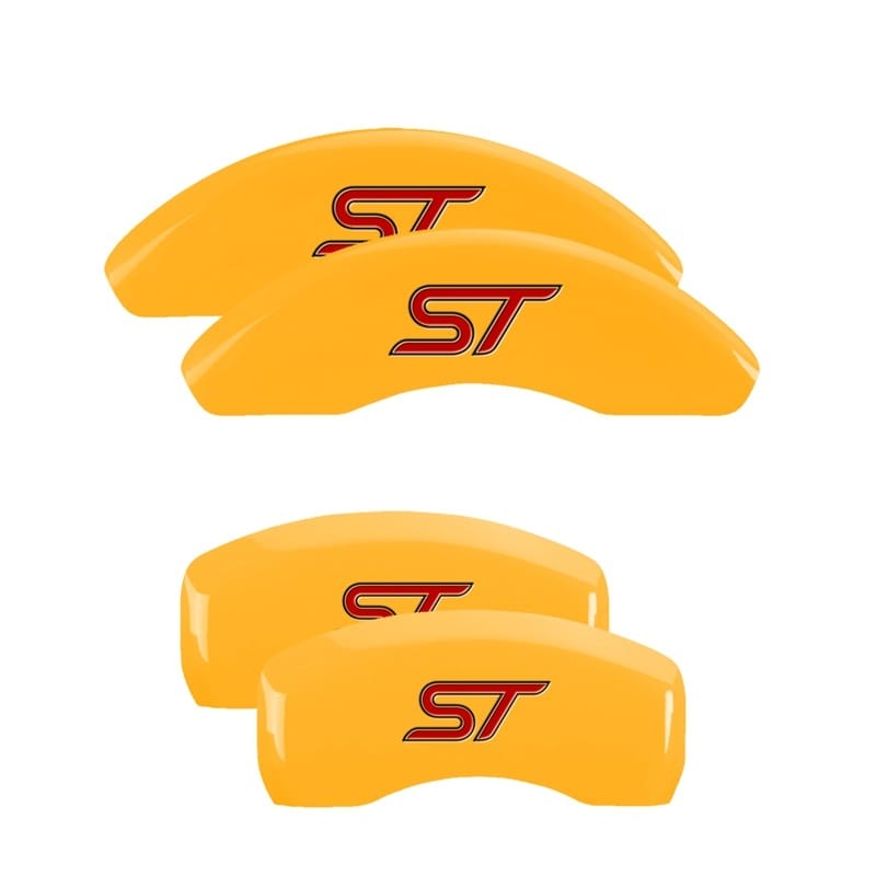 MGP — MGP 4 Caliper Covers Engraved Front & Rear No bolts/ST Yellow finish black ch
Caliper Covers