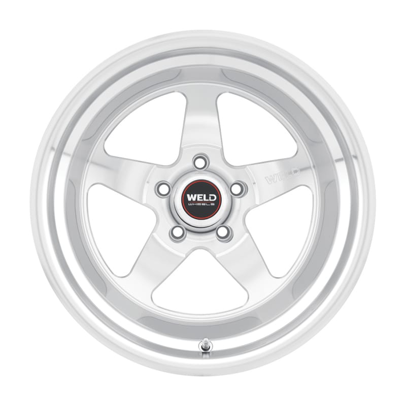 Weld — Weld S105 20x8 Ventura 5x127 ET00 BS4.50 Gloss Silver MACH DIA 78.1