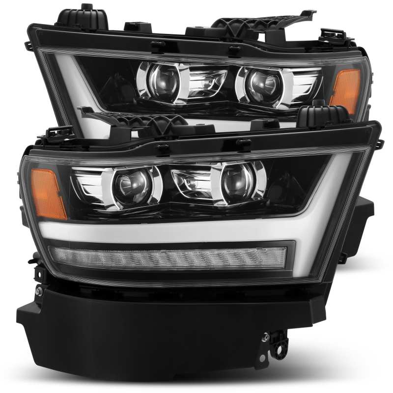 AlphaRex — AlphaRex 19-20 Ram 1500HD PRO-Series Proj Headlights Plnk Style Jet Blk w/Activ Light/Seq Signal/DRL
Projector Headlights