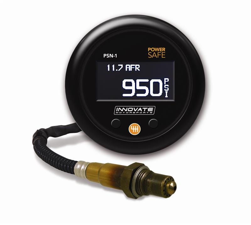 Innovate Motorsports — PSN-1 PowerSafe Nitrous Bottle Press & Wideband O2 Gauge Kit