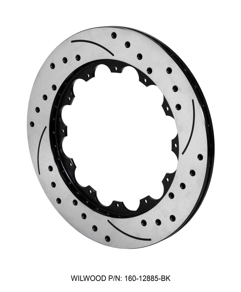 Wilwood — Wilwood Rotor-SRP36 Iron-RH-BLK-Drill 14.00 x .810 - 12 on 8.75in
BRAKE ROTOR