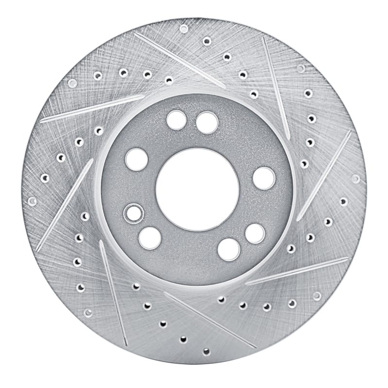 R1 Concepts — R1 91-99 Mercedes-Benz S320 Front Right Drilled & Slotted Silver Brake Rotor
R1 Brake Rotor Drill
