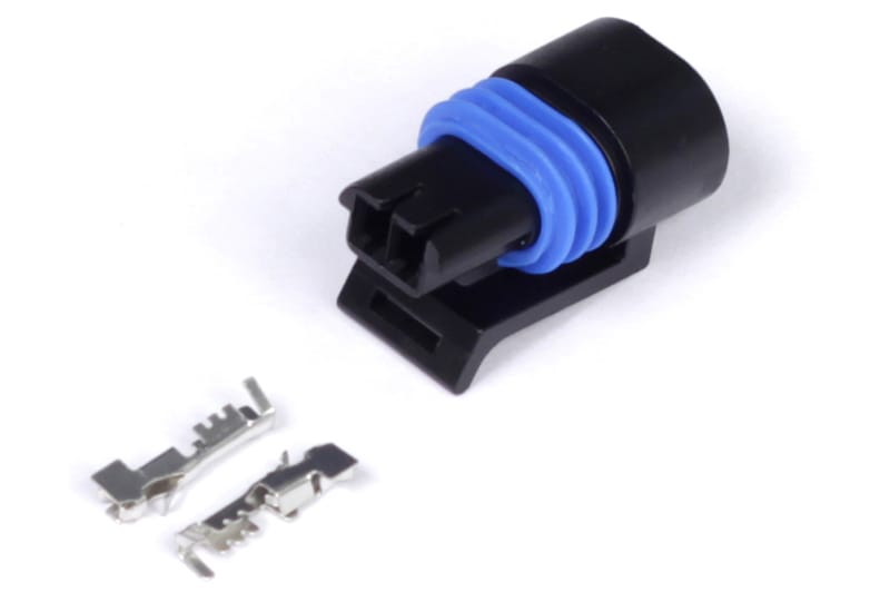Haltech — Haltech Delphi 2 Pin GM Style Coolant Temp Connector Black Plug & Pins
Univrsl Connectors