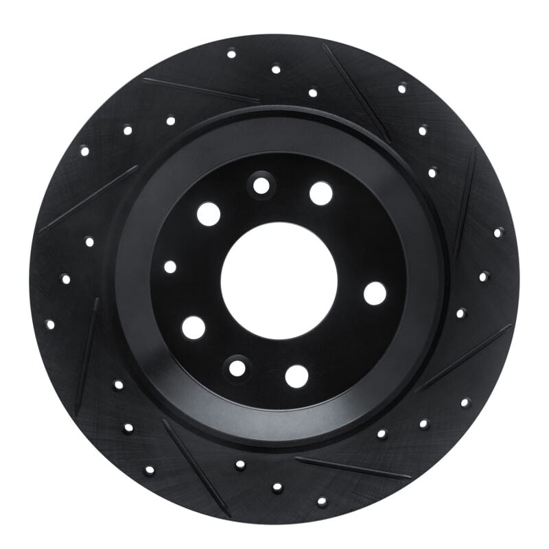 R1 Concepts — R1 13-25 Mazda CX-30 Rear Right Drilled & Slotted Black Brake Rotor
R1 Brake Rotor Drill