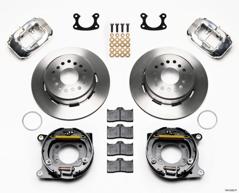 Wilwood — Wilwood Forged Dynalite P/S Park Brake Kit Polish Small Ford 2.50in Offset
BRAKE KIT