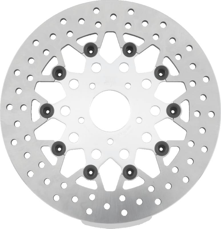 TwinPower — Floating Rotor, Mesh Silver, Front, 11.8 in.
