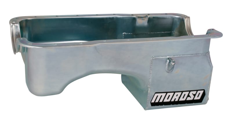 Moroso — Moroso Ford 289-302 (w/Rear Sump) Wet Sump 7qt 9in Steel Oil Pan