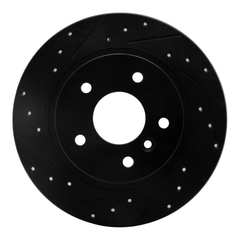 R1 Concepts — R1 94-04 Land Rover Discovery Rear Left Drilled & Slotted Black Brake Rotor
R1 Brake Rotor Drill