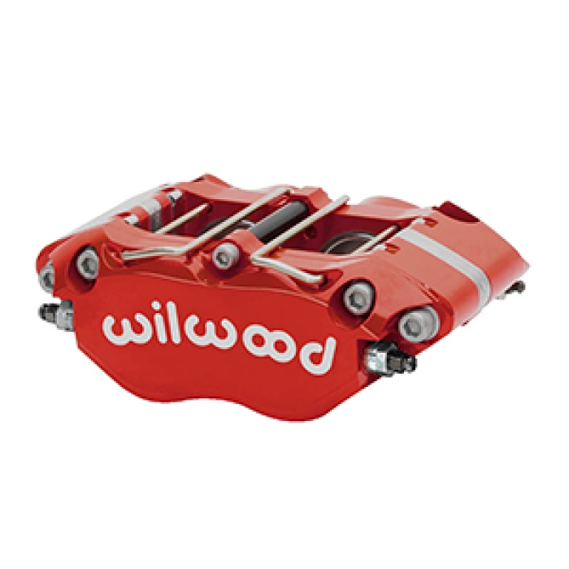 Wilwood — Wilwood RH MC4 Mechanical Parking Brake Caliper -1.38in Bracket - .81in Disc - Red