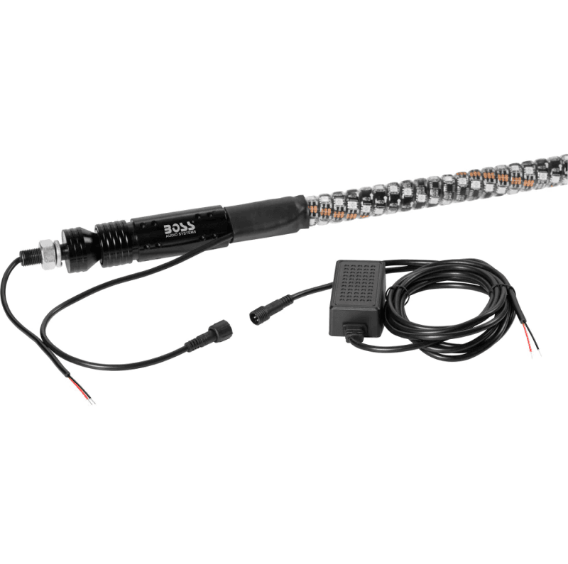 Boss Audio — Boss Audio Systems ATV Whip Antenna/ 48 inch/ Multicolor/ IP67 Weatherproof