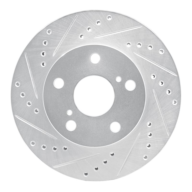 R1 Concepts — R1 91-96 Toyota Previa Front Left Drilled & Slotted Silver Brake Rotor
R1 Brake Rotor Drill