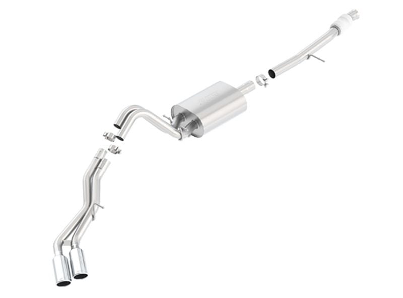 Borla — Borla Touring Cat Back 15-16 Chevy Suburban 5.3L V8 2.75in, 2.25in Dual Same Side Exit 4in Tips
Cat-Back System
ExhstSysKt