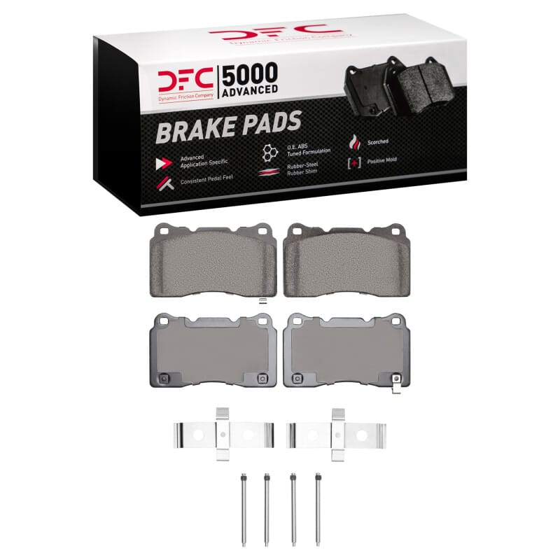 DFC — DFC 04-21 Cadillac STS Front 5000 Advanced Low Metallic Brake Pads and Hardware Kit
DFC Brake Pad Set