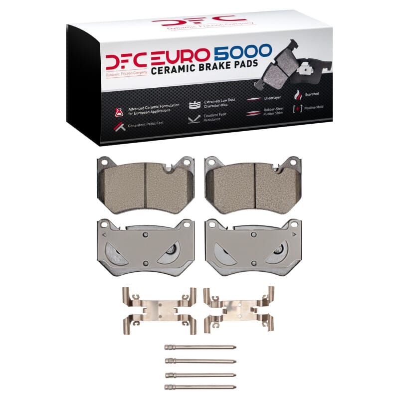 DFC — DFC 18-25 Audi Q5 (USA/Canada) Except Hybrid Front Euro 5000 Ceramic Brake Pads and Hardware Kit
DFC EURO Pads + HW