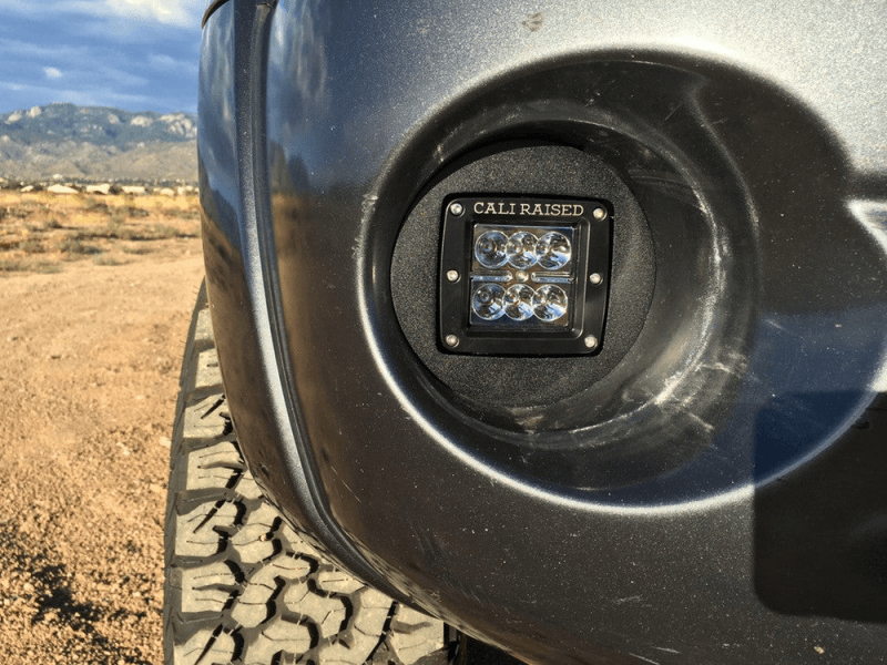 Cali Raised LED — Cali Raised 2005-2011 Toyota Tacoma Led Fog Light Pod Rep Brackets Kit - Brackets W/ Amber Pods