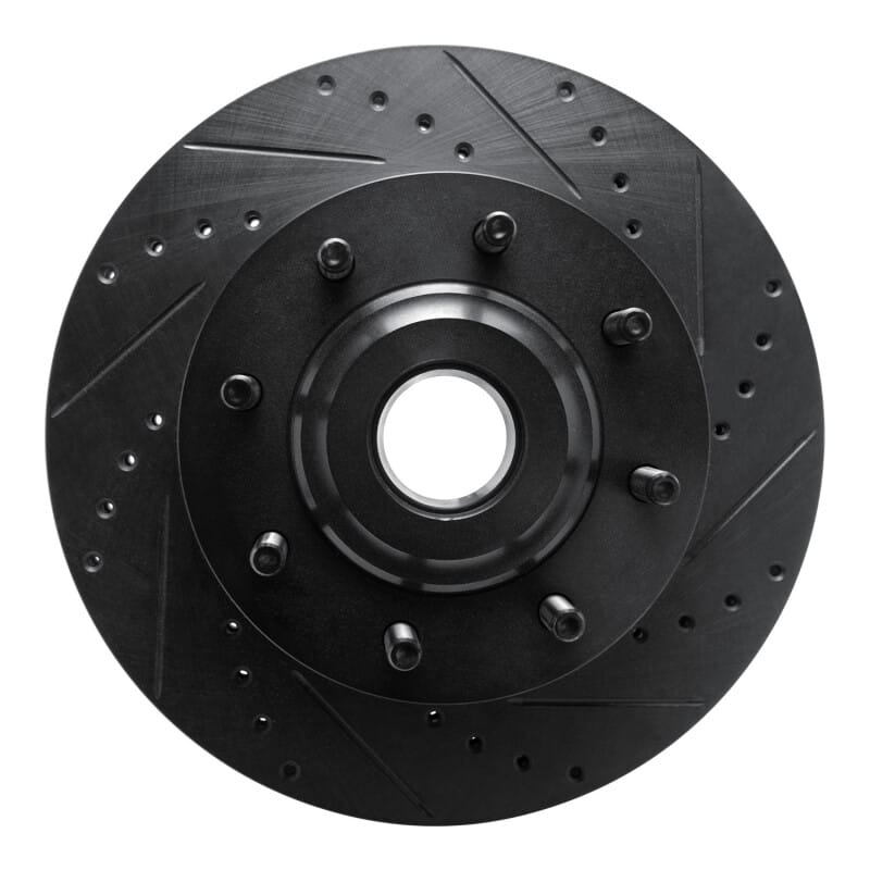R1 Concepts — R1 05-07 Ford F-350 Super Duty 2WD Front Right Drilled & Slotted Black Brake Rotor
R1 Brake Rotor Drill