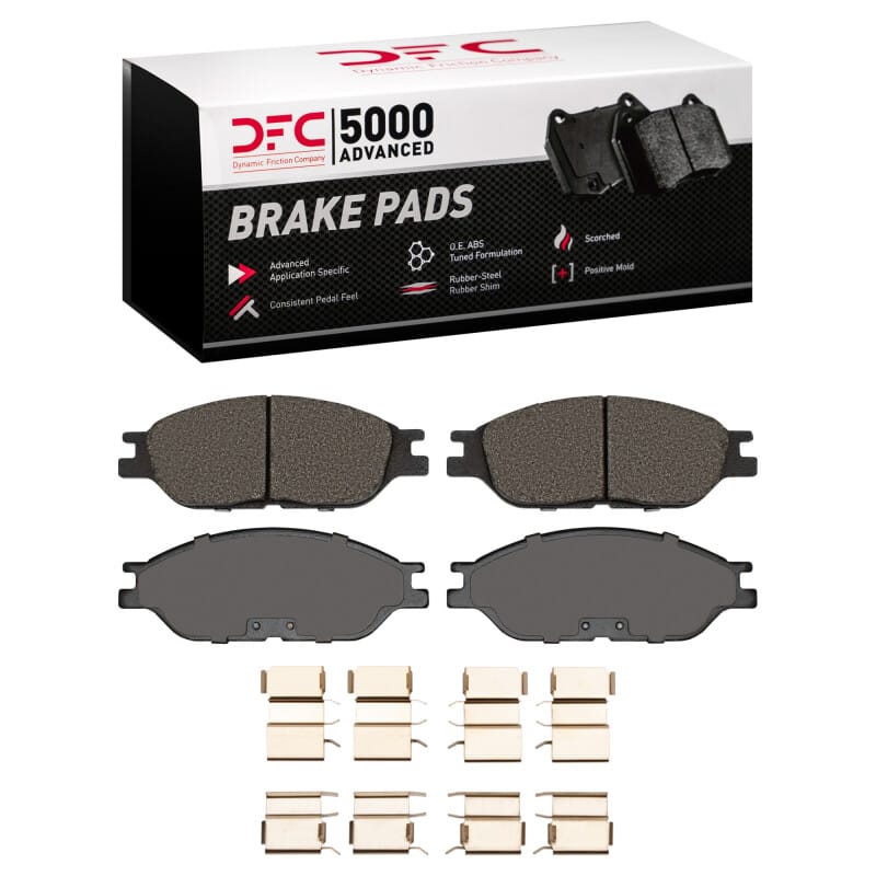 DFC — DFC 99-03 Ford Windstar Front 5000 Advanced Semi Metallic Brake Pads and Hardware Kit
DFC Brake Pad Set