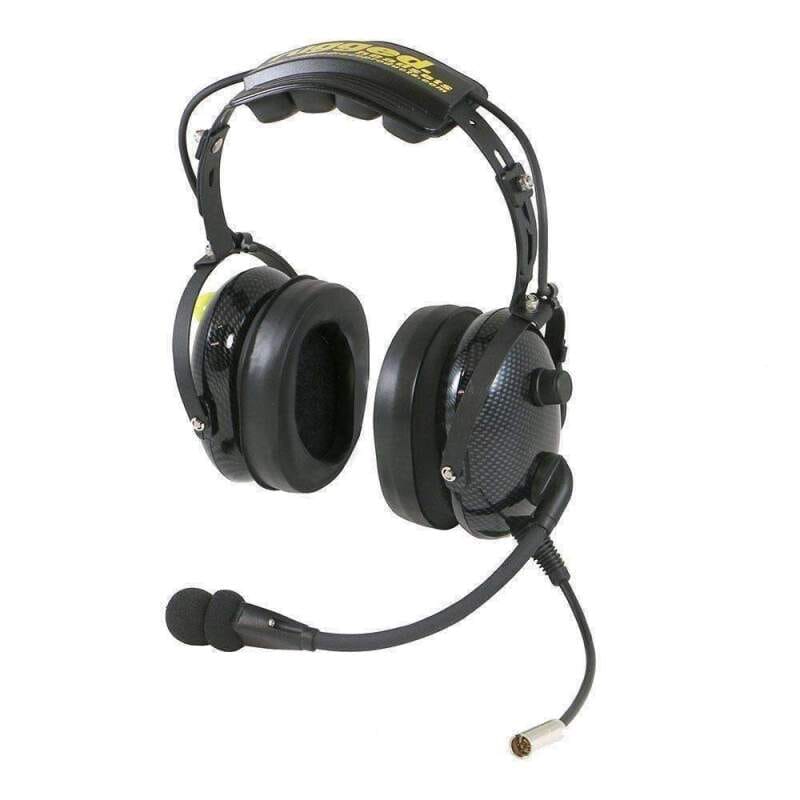 Rugged Radios — Rugged Radios HS10 Fire Safety Over the Head OTH Headset with Mic On Off Switch