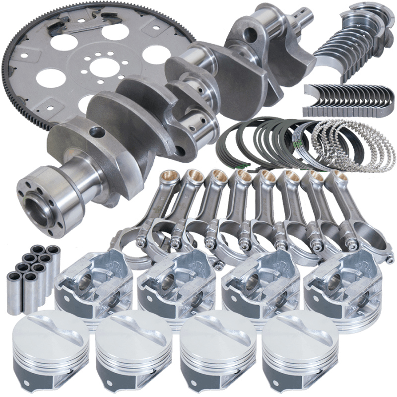 Eagle — Eagle Chevy 350 1Pc 3.750in Crank 5.700in I-Beam Rods 4.030in Pistons 168 Tooth FP Balanced Assembly
Bal Street Perf Assy