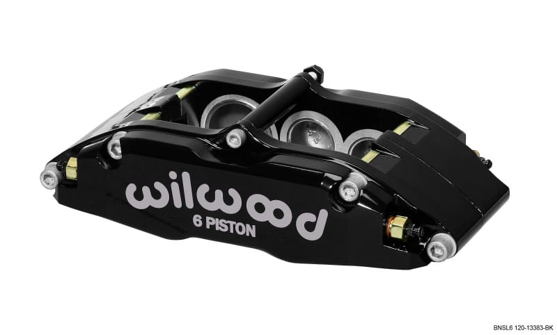 Wilwood — Wilwood Caliper-BNSL6-RH-Black 1.62/1.12/1.12in Pistons 1.10in Disc
BRAKE CALIPER