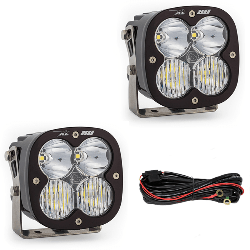 Baja Designs — Baja Designs Jeep JL/JT Rubicon Steel Bumper LED Light Kit XL 80