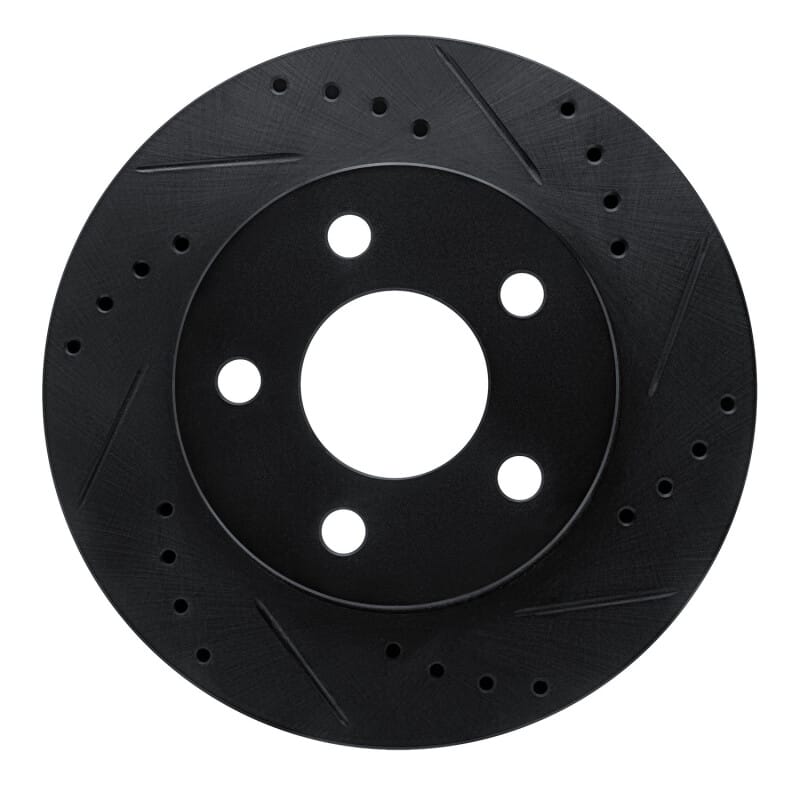 R1 Concepts — R1 86-92 Ford Taurus SHO Front Right Drilled & Slotted Black Brake Rotor
R1 Brake Rotor Drill