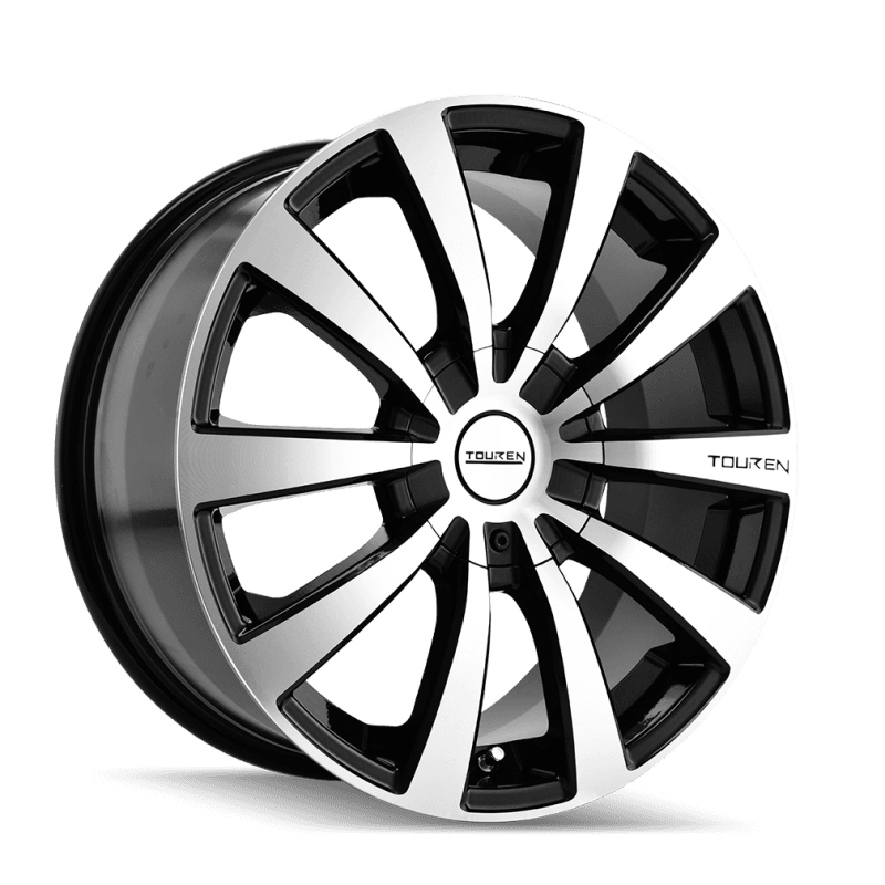 Touren — Touren 3130 TR3 18x8 / 5x100/114.3 BP / 40mm Offset / 72.62mm Hub Gloss Black Machined Wheel
TOUREN 3130