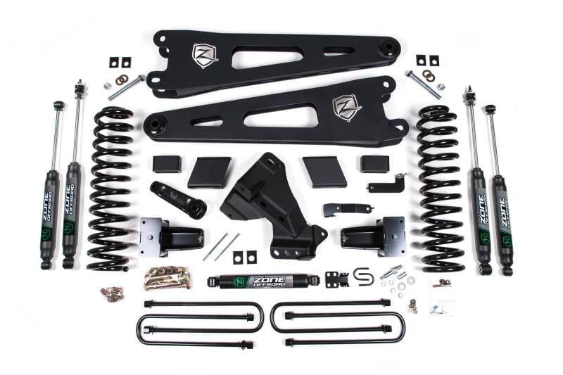 Zone Offroad — Zone Offroad 20-21 Ford F-250/F-350 6in Suspension Lift System- Nitro Shocks- Gas