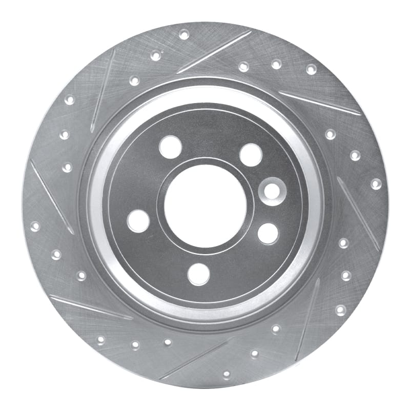 R1 Concepts — R1 07-18 Volvo V60 Cross Country Rear Left Drilled & Slotted Silver Brake Rotor
R1 Brake Rotor Drill