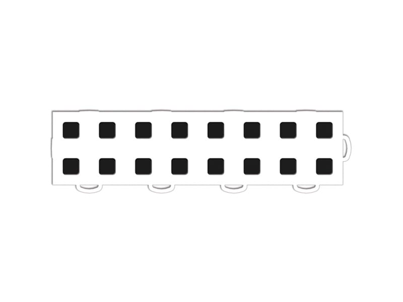 WeatherTech — WeatherTech TechFloor - 3in X 12in Tiles(Right Loop) - White/Black **Order in Qtys of 10
IntGrgFloorTiles