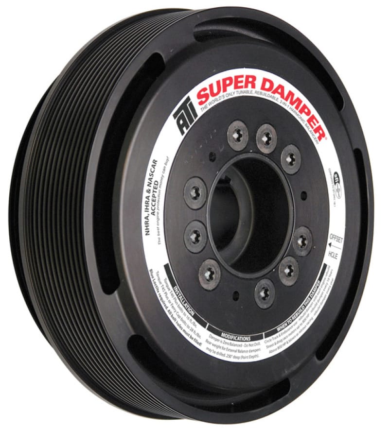 ATI — ATI Damper - 7.074in - ST - Chevy BB - Chrysler Front w/SC - 6 Bolt 24T HTD - 3 Ring - 2nd 1/4 Key