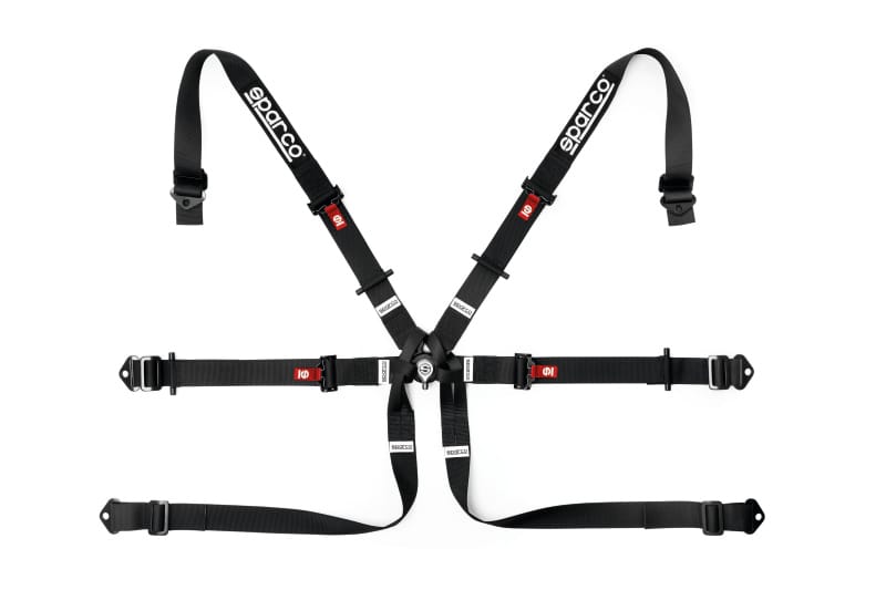 SPARCO — Sparco BELT 6 PNT 2in FORMULA BLK