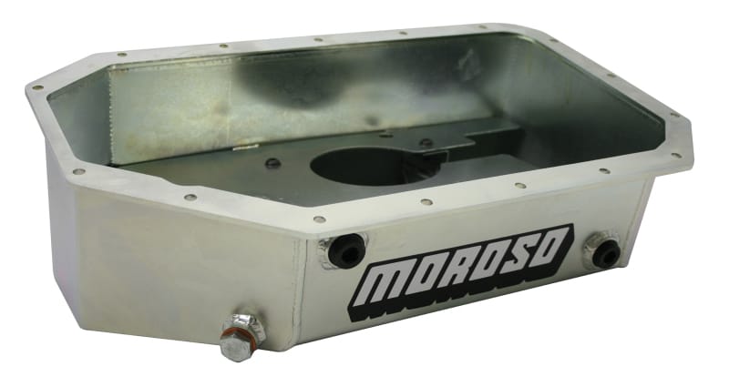 Moroso — Moroso Acura/Honda K Series Swap Road Race Baffled Extra Capacity 5.5in Steel Oil Pan