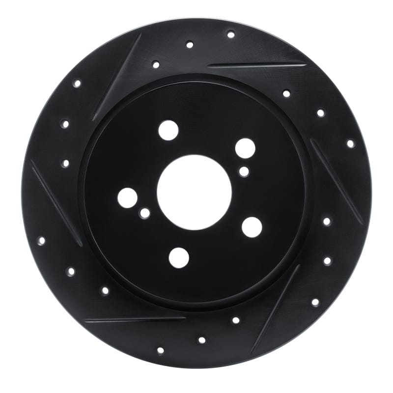 R1 Concepts — R1 09-15 Toyota Corolla (Mexico) Rear Left Drilled & Slotted Black Brake Rotor
R1 Brake Rotor Drill