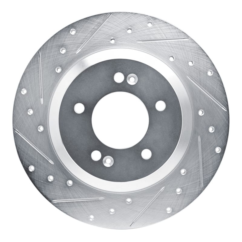 R1 Concepts — R1 19-22 Hyundai Veloster N Rear Left Drilled & Slotted Silver Brake Rotor
R1 Brake Rotor Drill