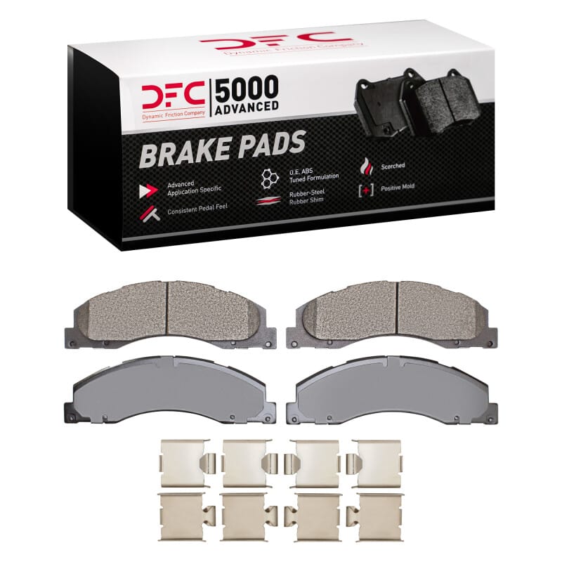 DFC — DFC 08-25 Ford E-Super Duty Front 5000 Advanced Semi Metallic Brake Pads and Hardware Kit
DFC Brake Pad Set